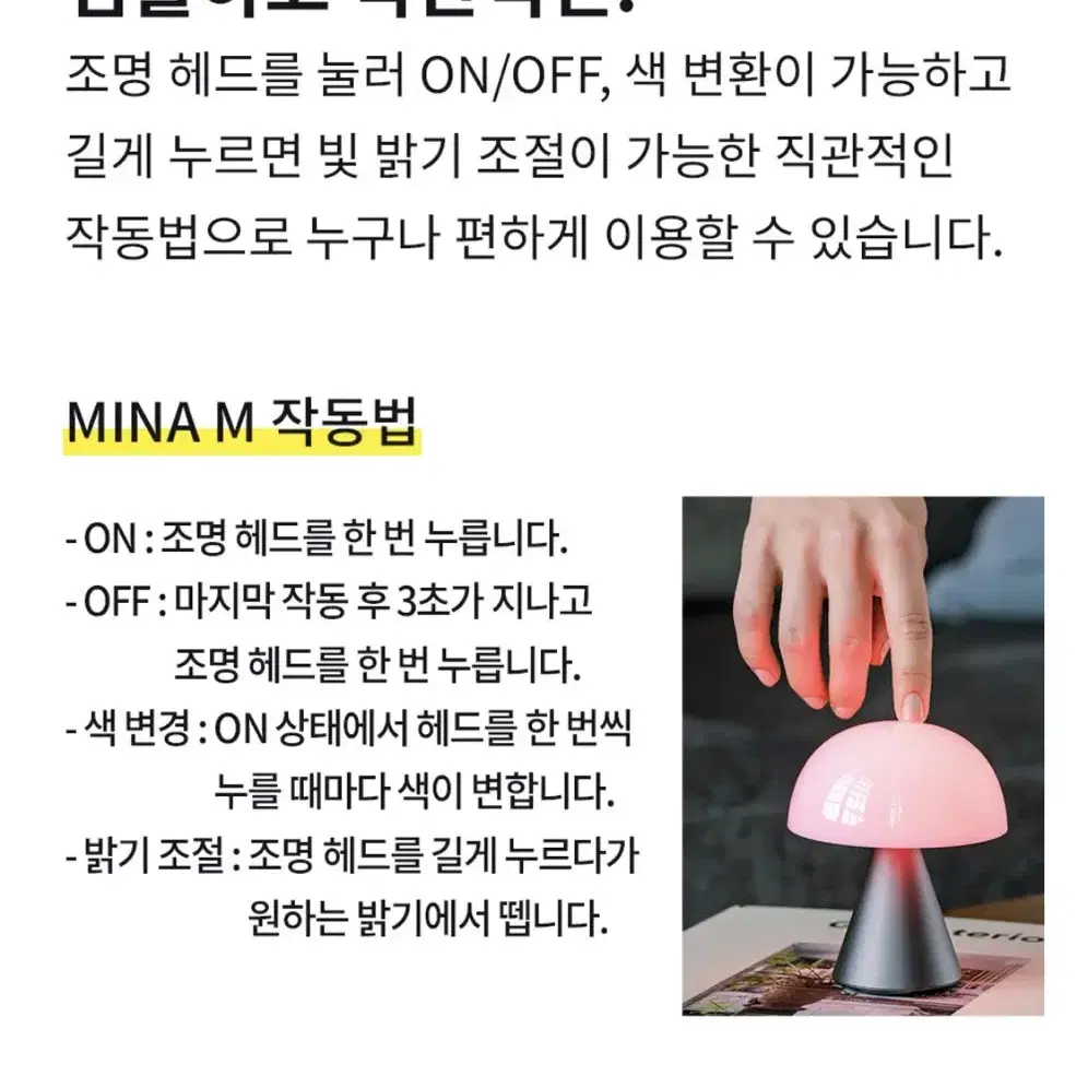 렉슨 조명 MINA M 스페이스그레이