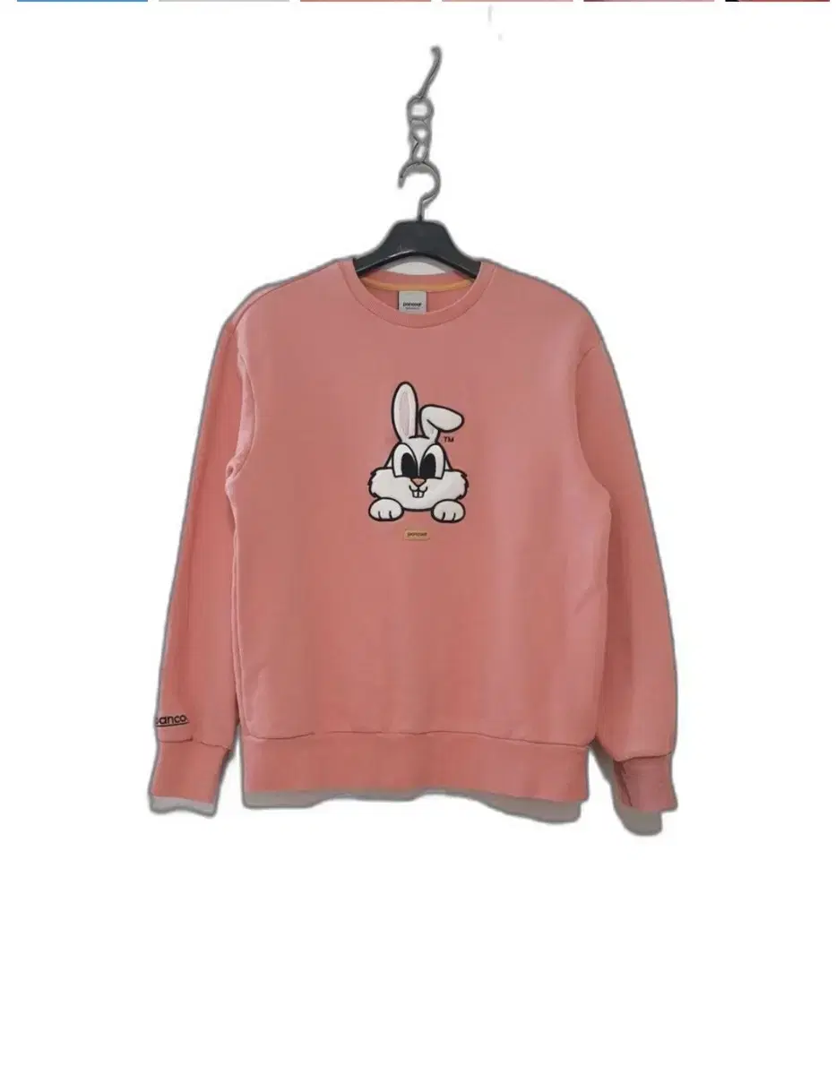 Pancoat Rabbit character lining fleece sweatshirt