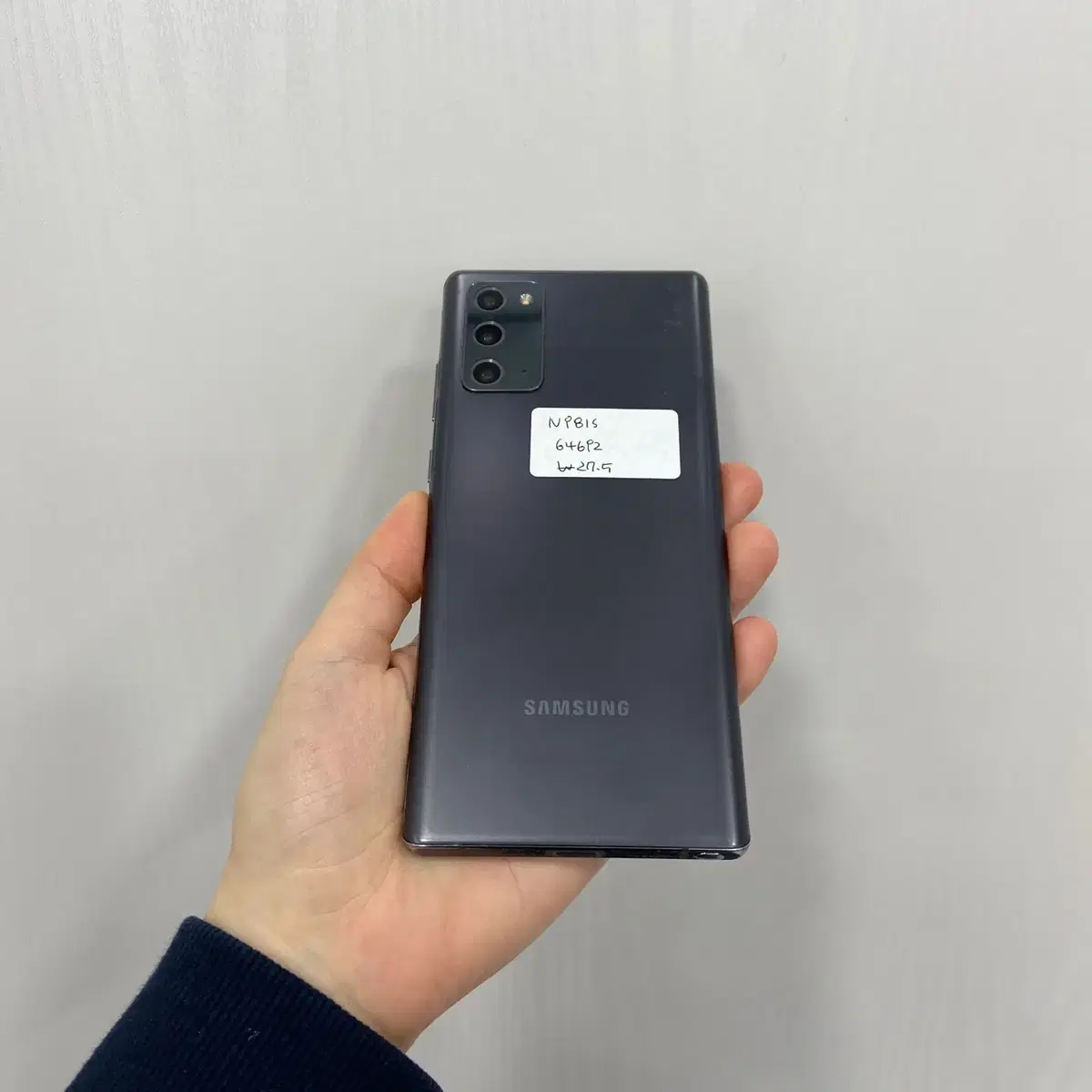 갤럭시노트20 그레이 256GB 부산 중고폰 팝니다 64692