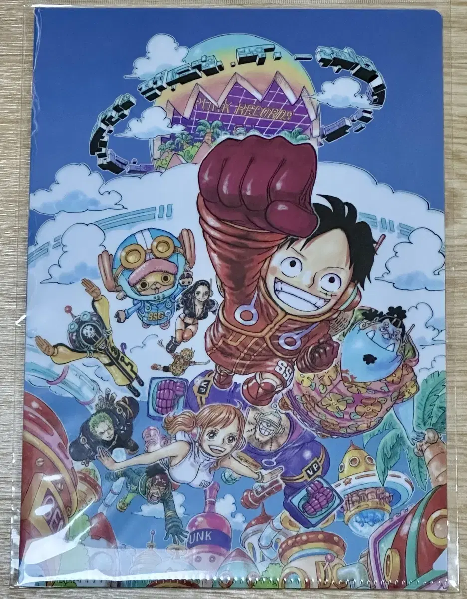 ONEPIECE GOODS Clear File Egghead Mirai Island 106th Volume Jump Shop Goods Luffy Goods