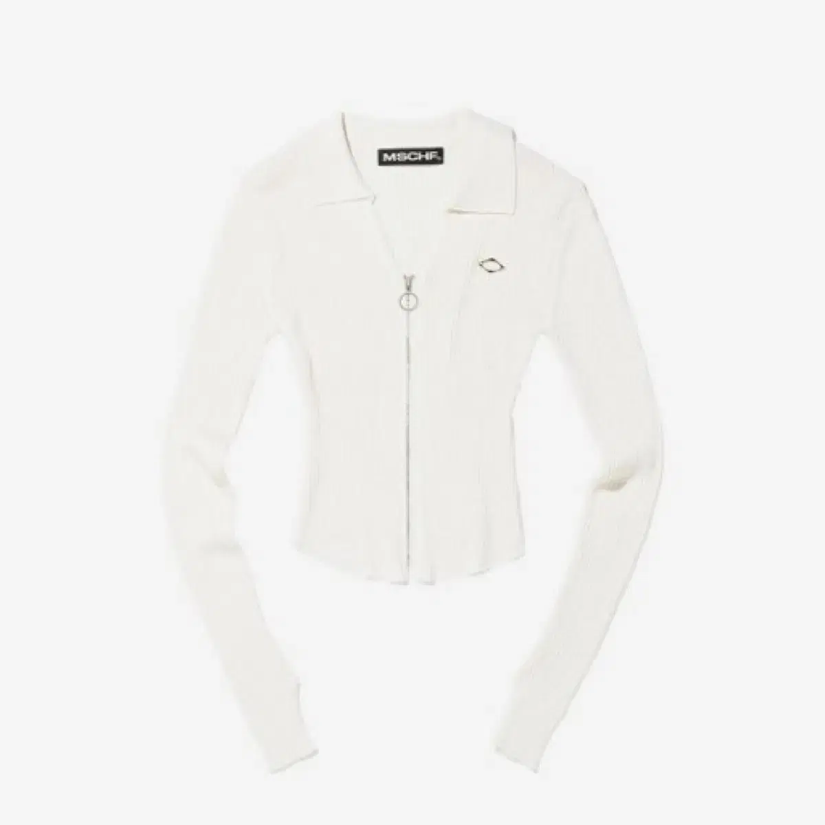 Miss Chiffon Long Sleeve Shirt White S