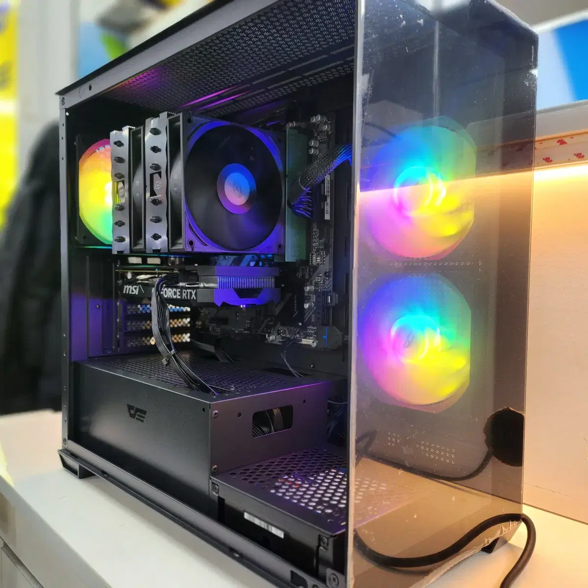 7500F+RTX4060/512GB/메모리16GB/ 게이밍조립PC