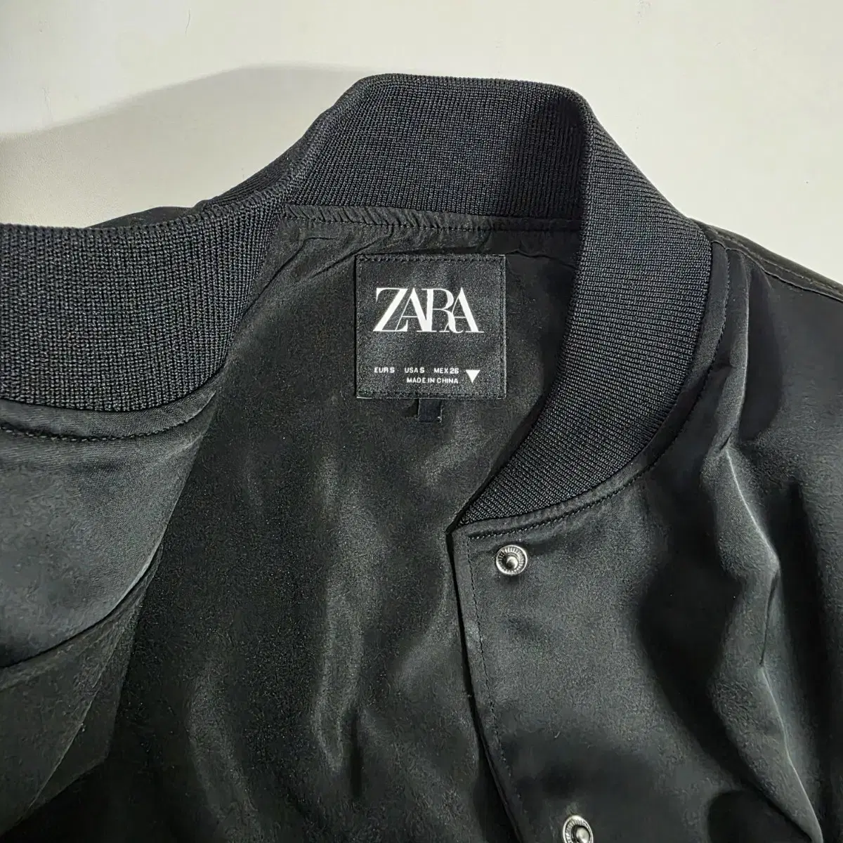 새상품) ZARA(자라) 새틴 블루종