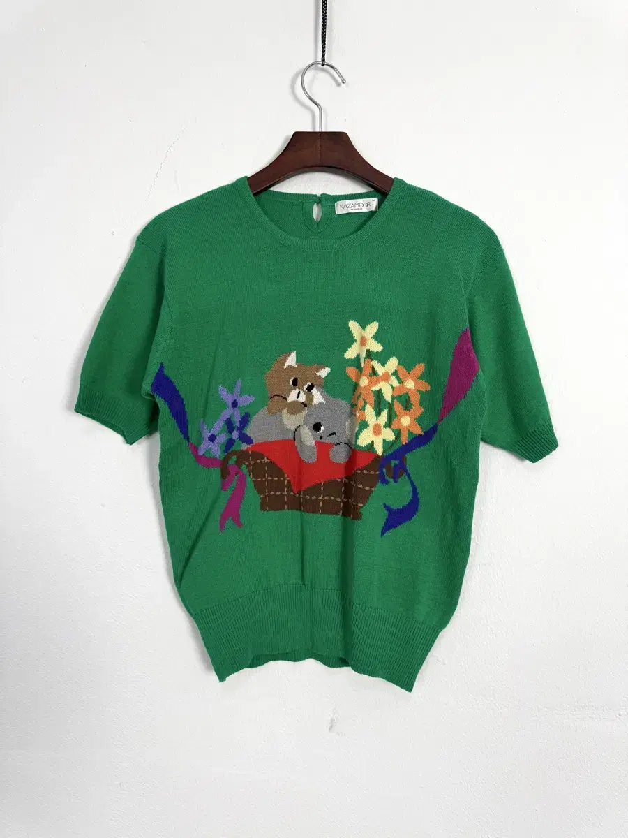 Vintage Cats Half-Knit