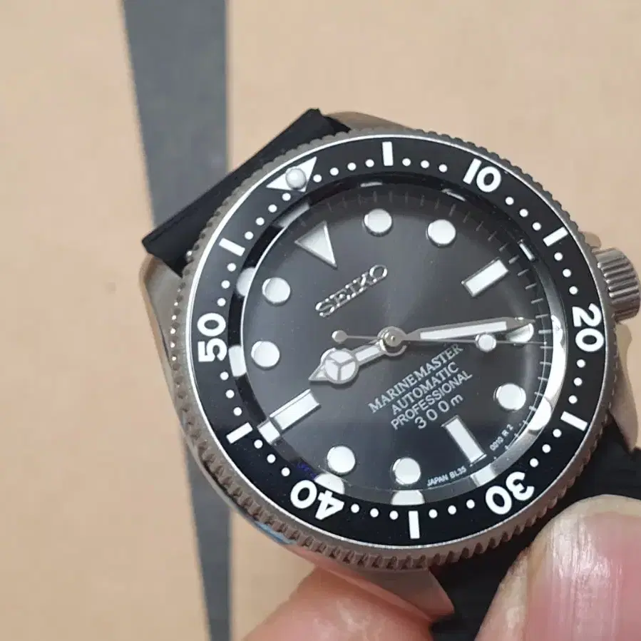 세이코 커스텀 오토매틱 다이버시계 마린마스터 200미터 방수 skx013