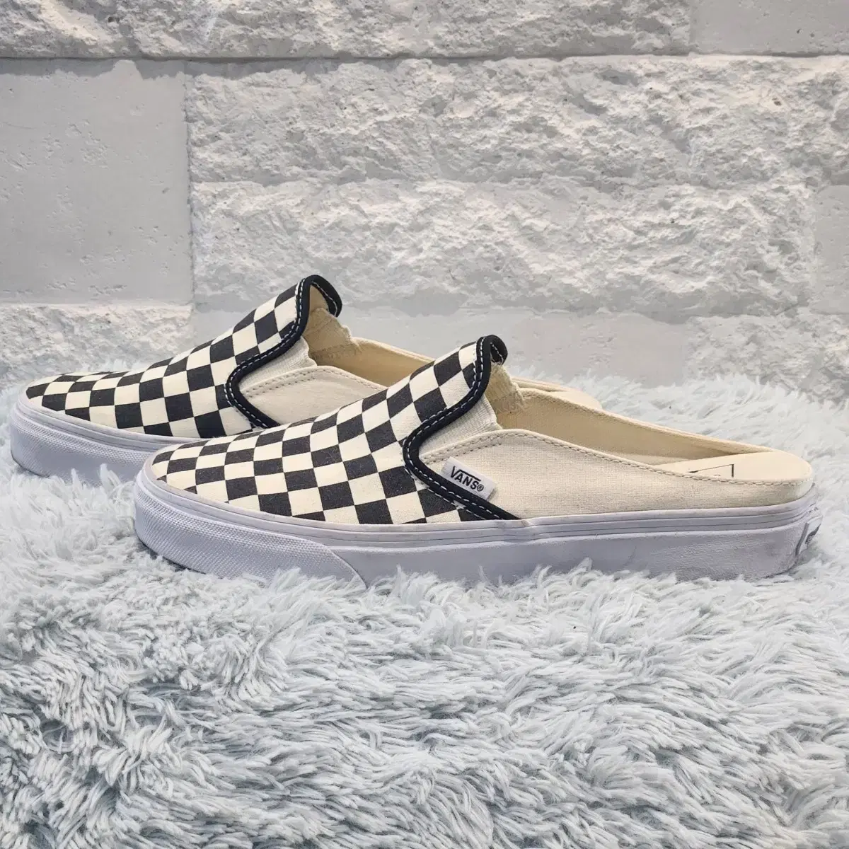 6z-21:반스 슬립온 뮬 체커보드 vans(250)-거의새거