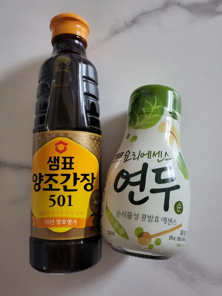 양조간장 501 500ml 요리에센스 연두 320g 일괄