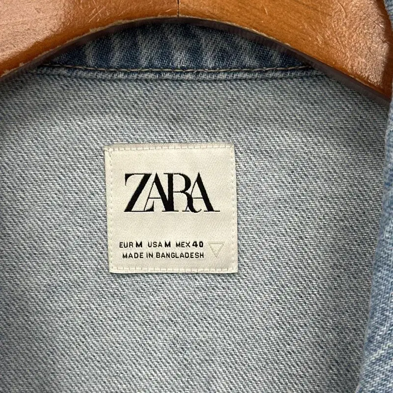 자라 ZARA 캐주얼 데님 셔츠 95 S06229