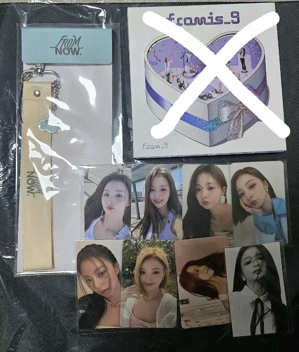 프로미스나인 럽밤앨범, 이나경포카, from now 스트랩 일괄판매