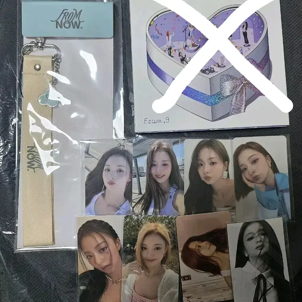 프로미스나인 이나경포카, from now 스트랩 일괄판매