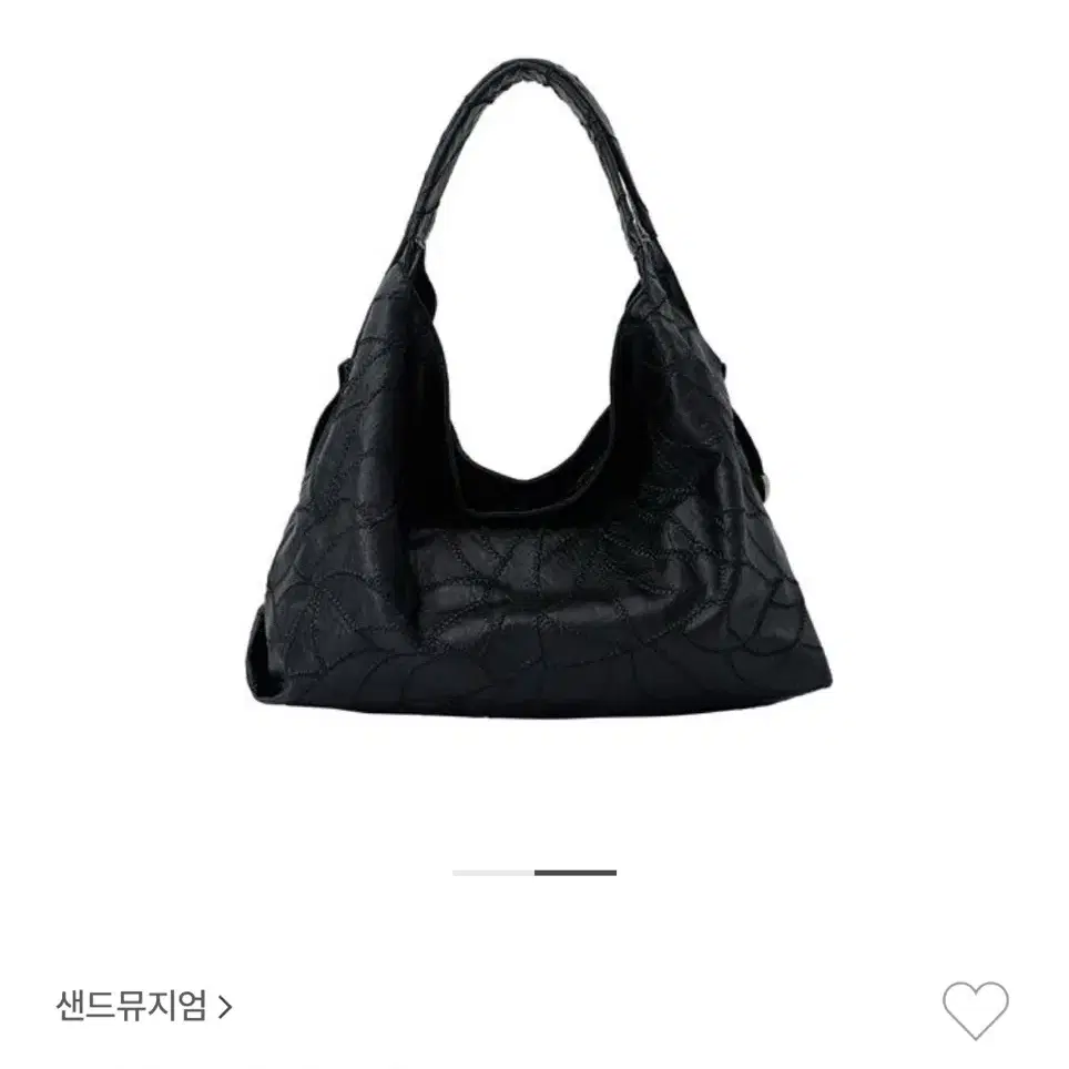 (새상품) 샌드뮤지엄 호보백 CACTUS HOBO BAG 블랙