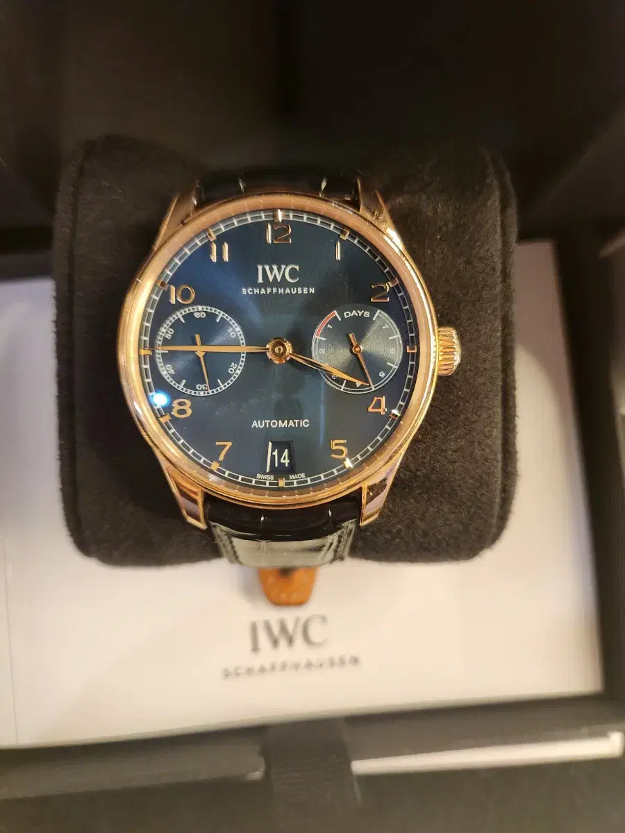 iwc 500713 청판금통 포루투기저