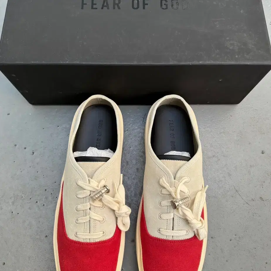 피어오브갓 101 백리스 스니커즈 본레드 뮬 FEAR OF GOD