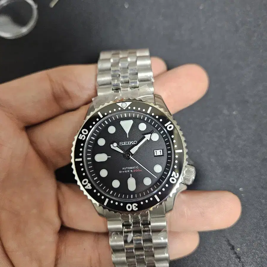 세이코 커스텀 skx007 mod 오토매틱 다이버워치