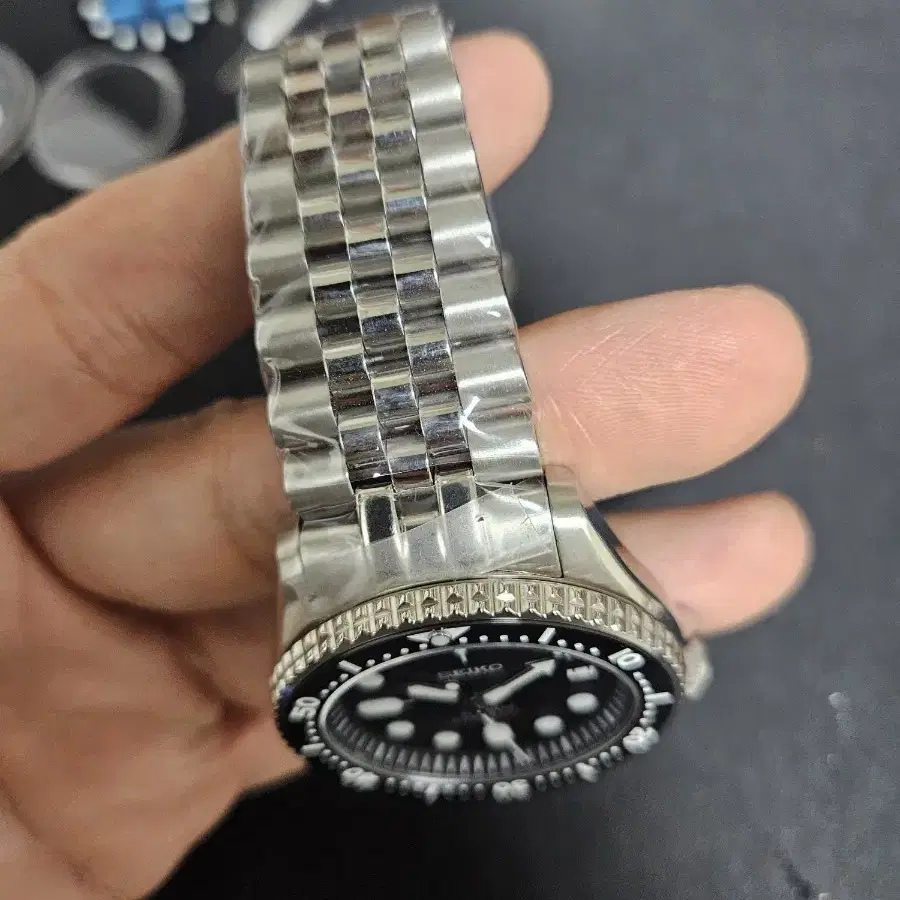 세이코 커스텀 skx007 mod 오토매틱 다이버워치