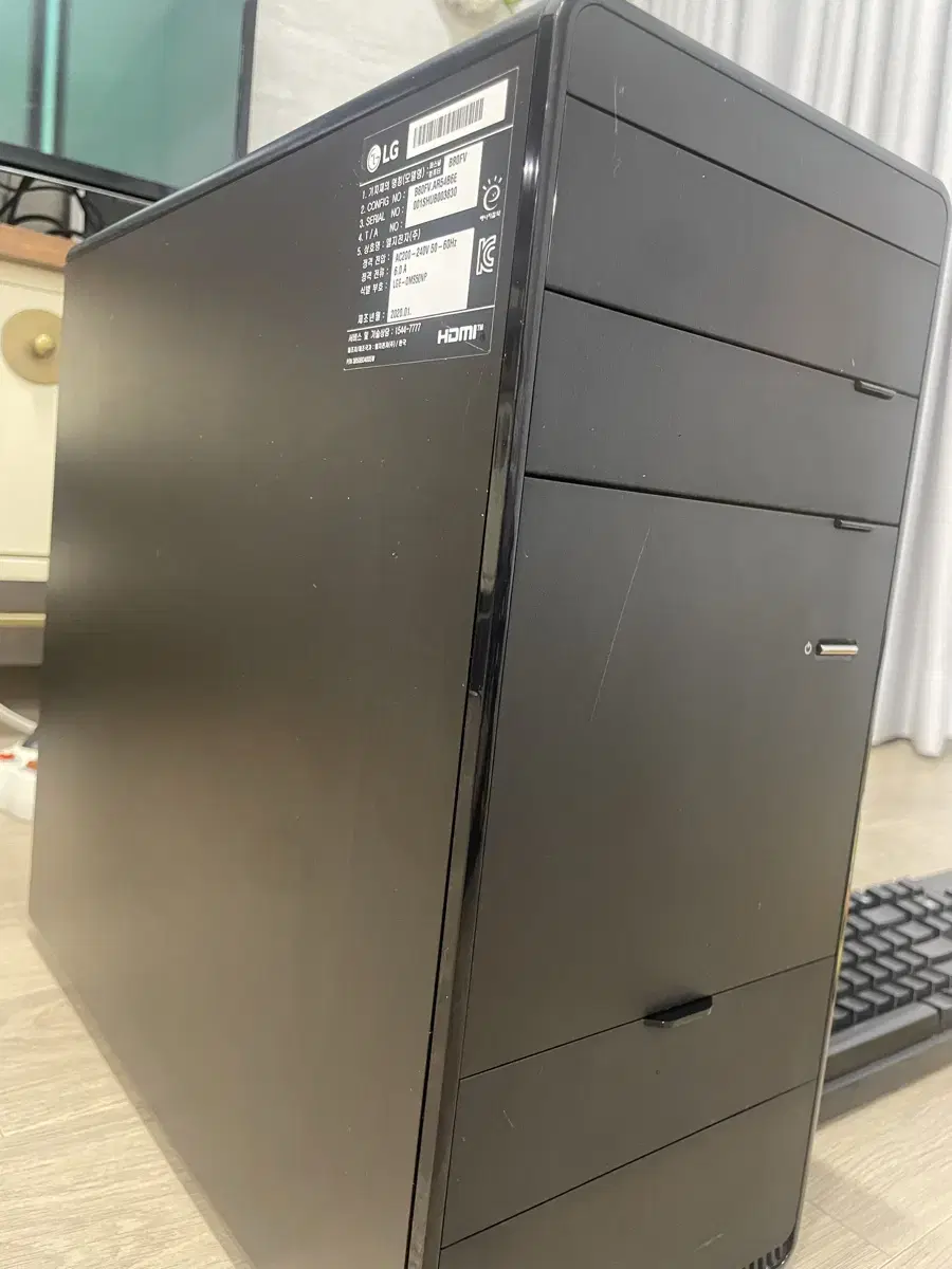 LG 데스크탑 B80FV PC I5-9400 삼성 램16기가 PC 팜