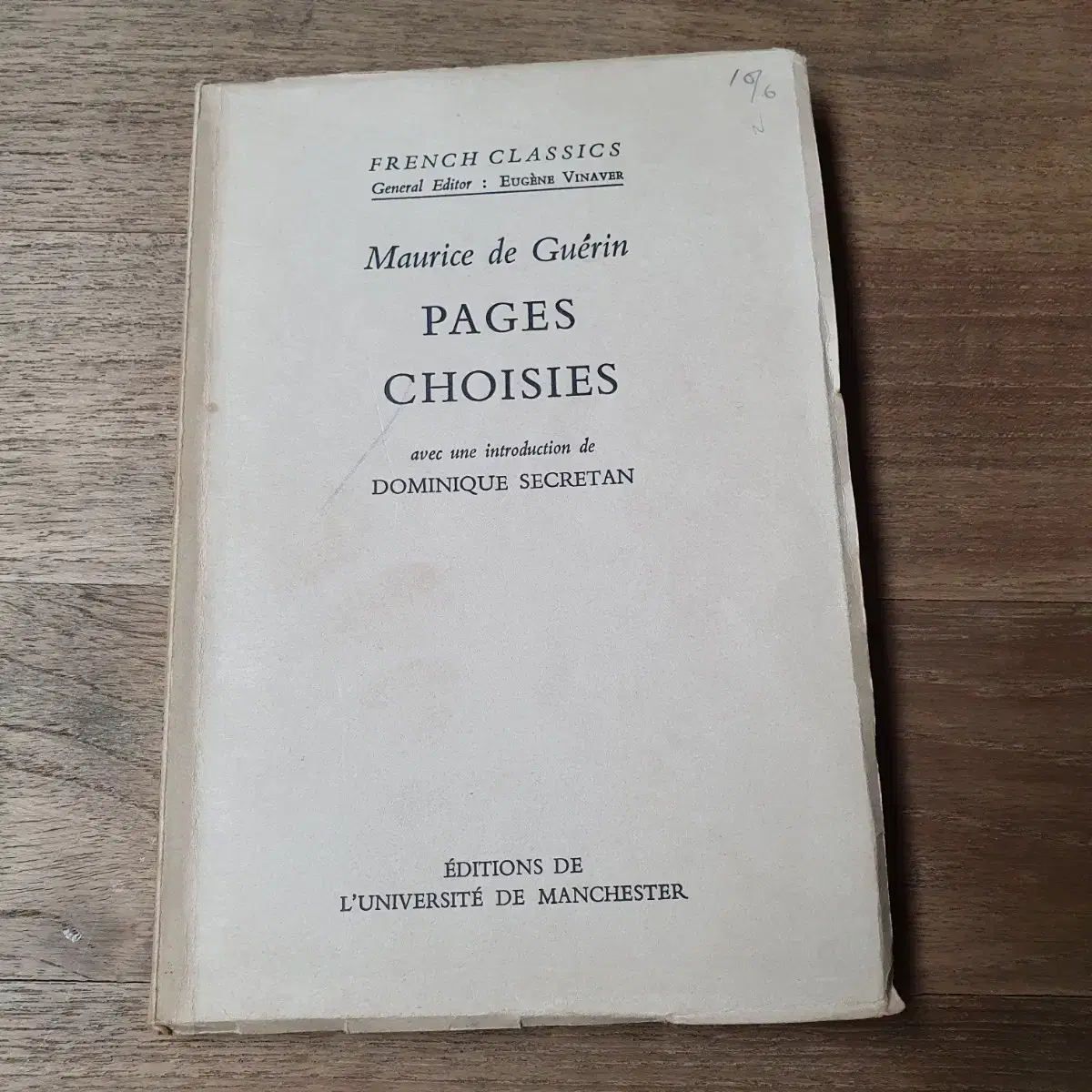 Maurice de Guerin Pages choisies 상태 좋음