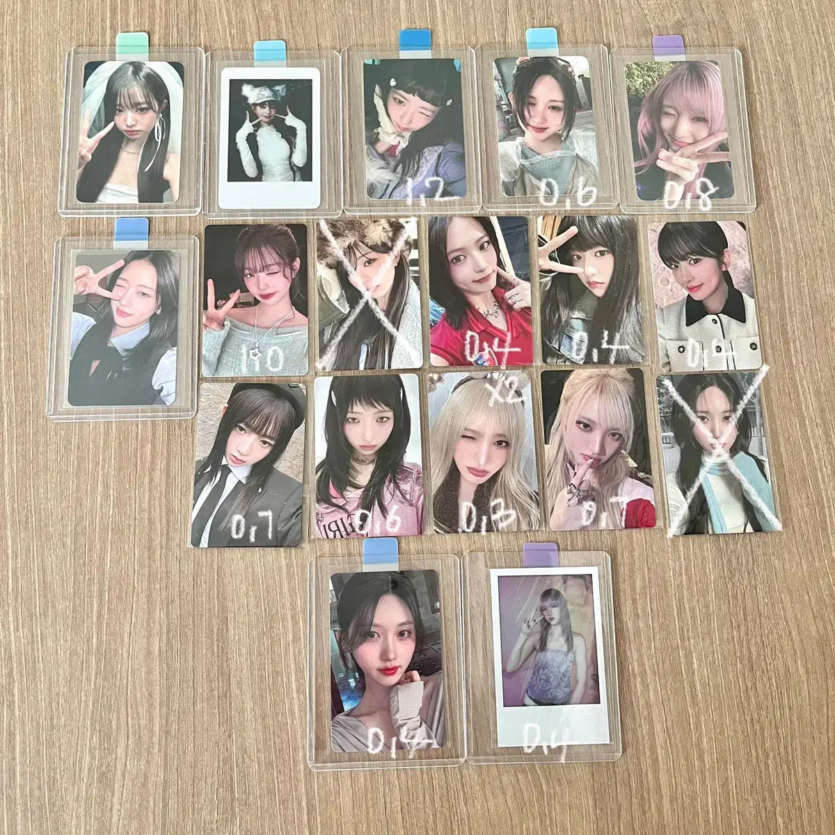 ive empathy album photocard with muu ld unreleased photocard wonyoung yujin leeseo gaeul lee