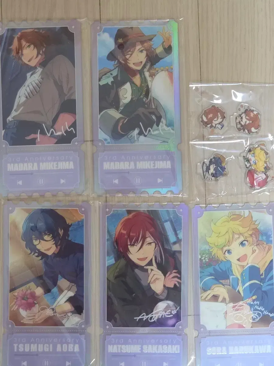 Acrylic ticket + SD for the 3rd anniversary of Angstar