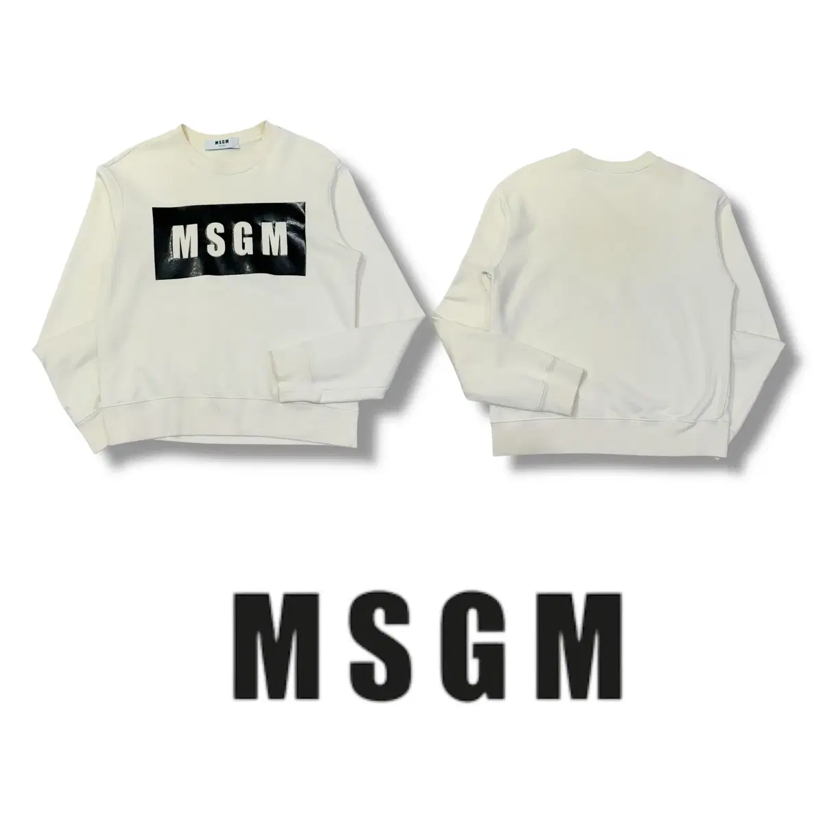 Msgm 빅로고 맨투맨