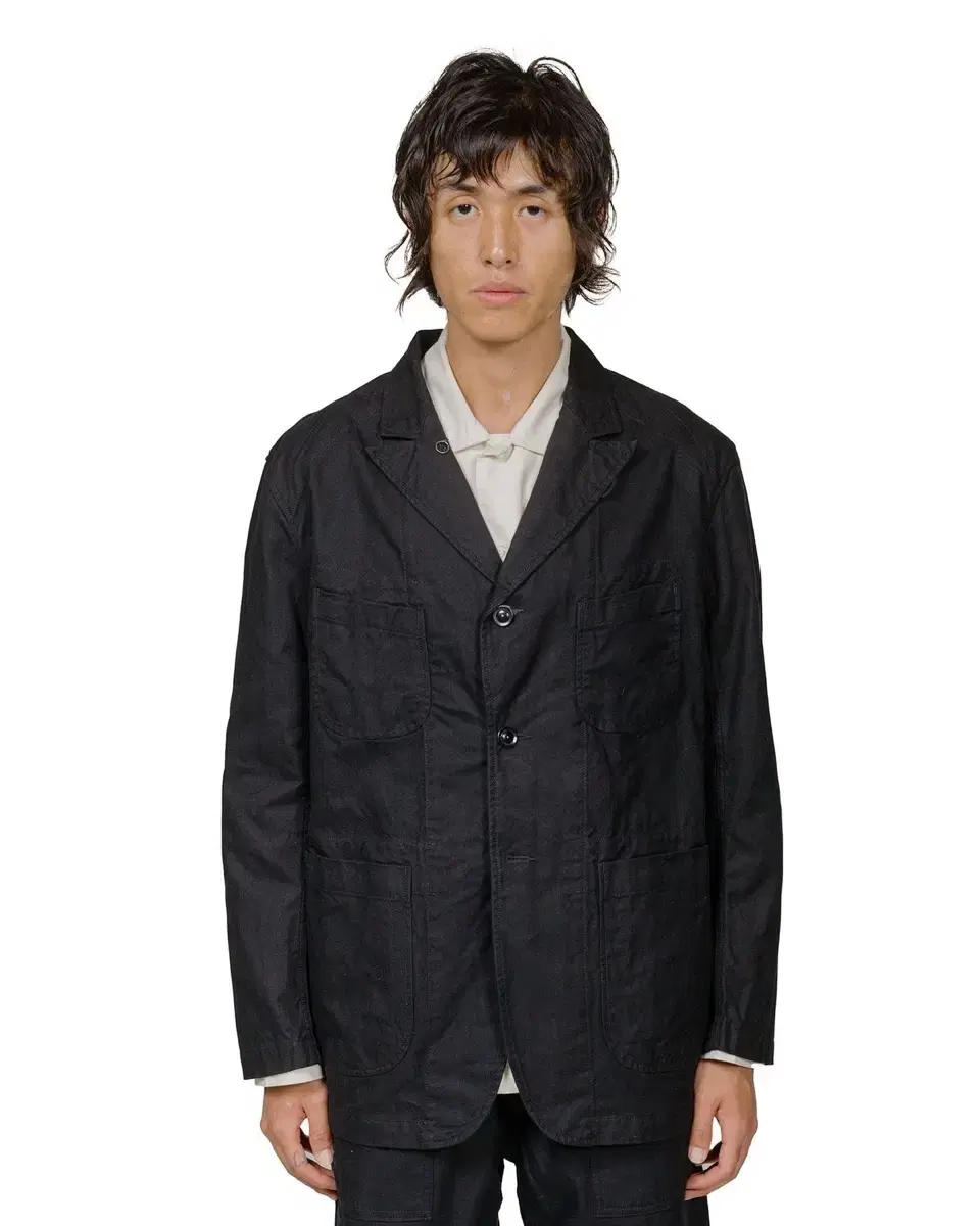 24FW Bedford Jacket A - Black cotton HB