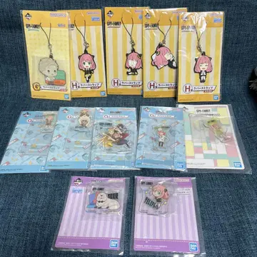 스파이 패밀리 제일복권 고무줄 & 아크릴 스탠드 세트