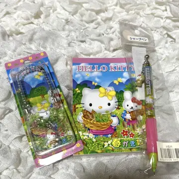 헬로키티 봄이 왔다. 스트랩 메모장 메모장 샤프 펜