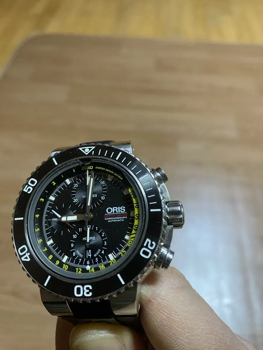 Oris Akerman Depth Gauge Chronograph for sale