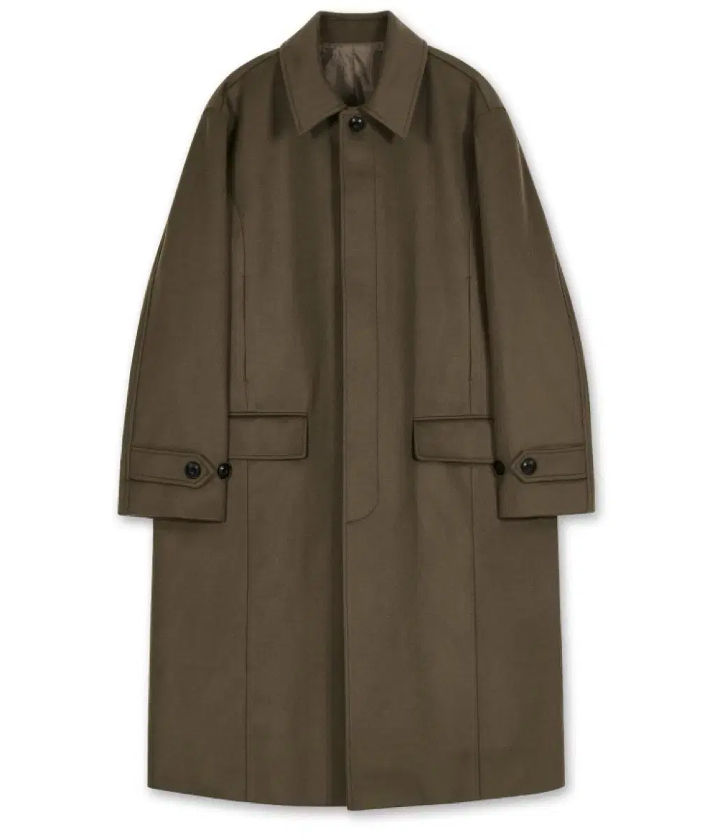 아워스코프 Cashmere Blended Mac Coat (Dark Be