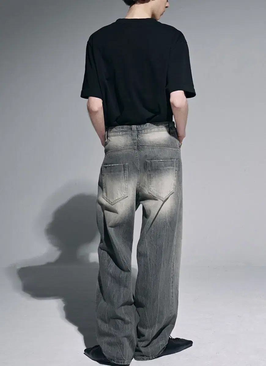 (0size) 노운 vintage washed denim pants