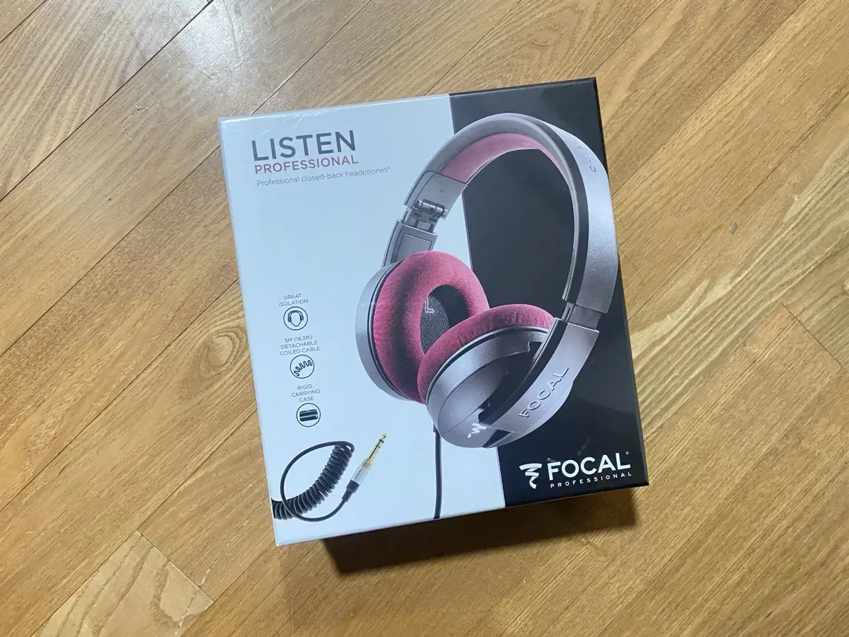 미개봉 Focal Listen Pro 홈레코딩해드폰