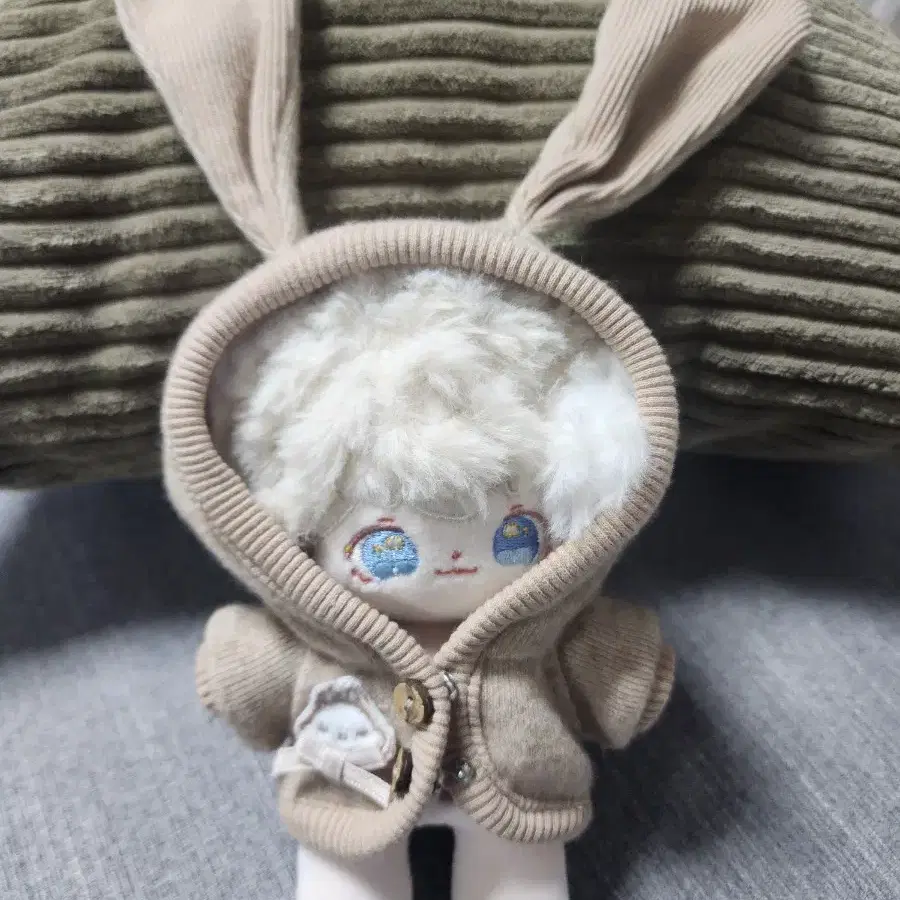 15cm 솜깅 아옷 토끼후드집업  15cm인형옷