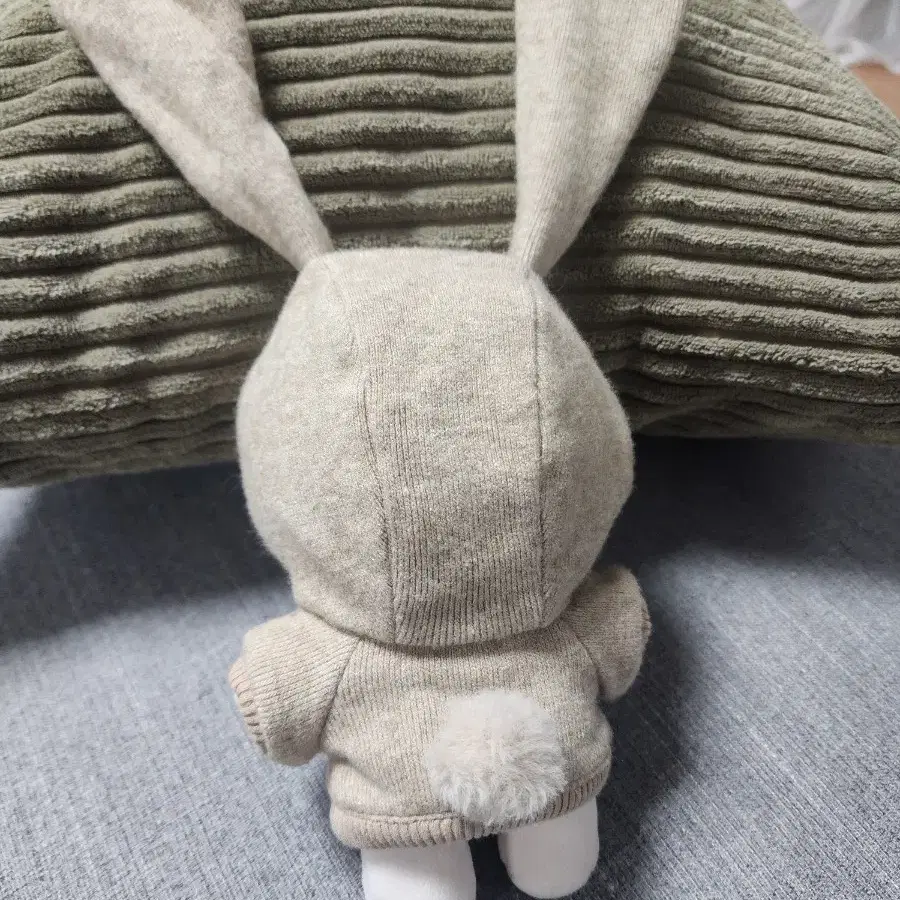 15cm 솜깅 아옷 토끼후드집업  15cm인형옷