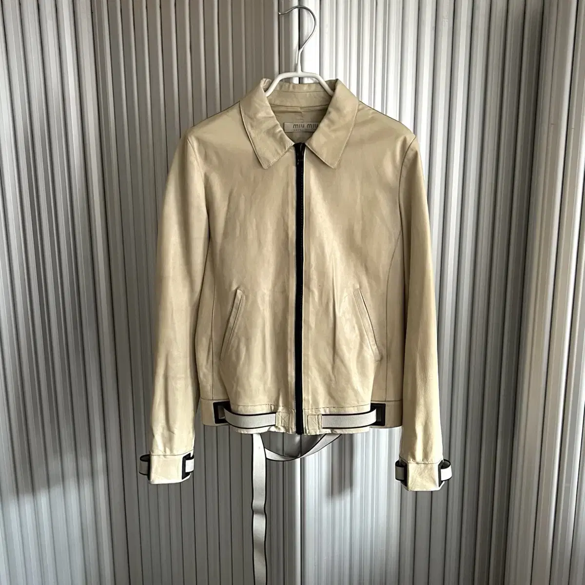 miumiu leather Jacket