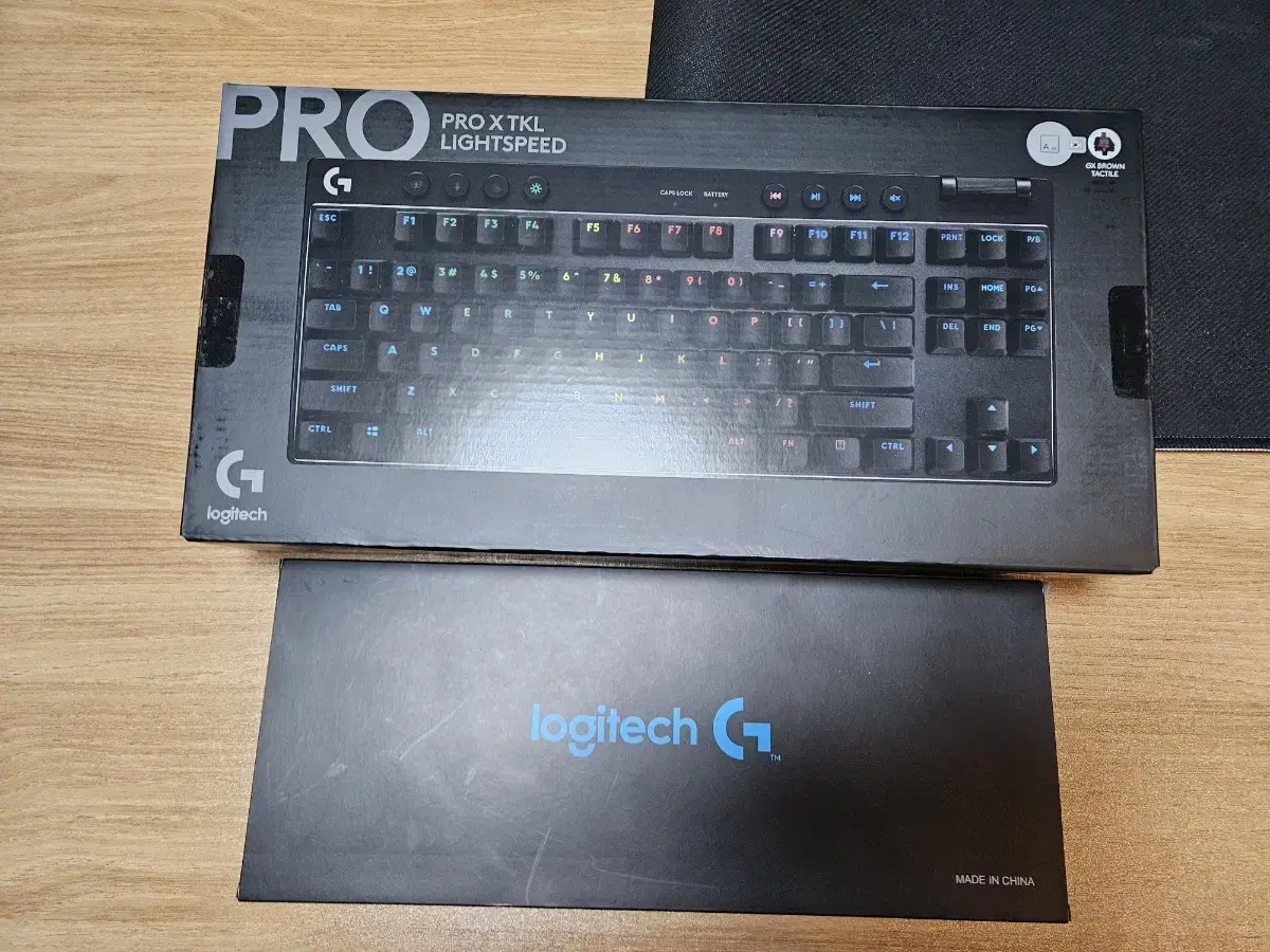 (미개봉)로지텍 G PRO X TKL 갈축 + 전용 루프