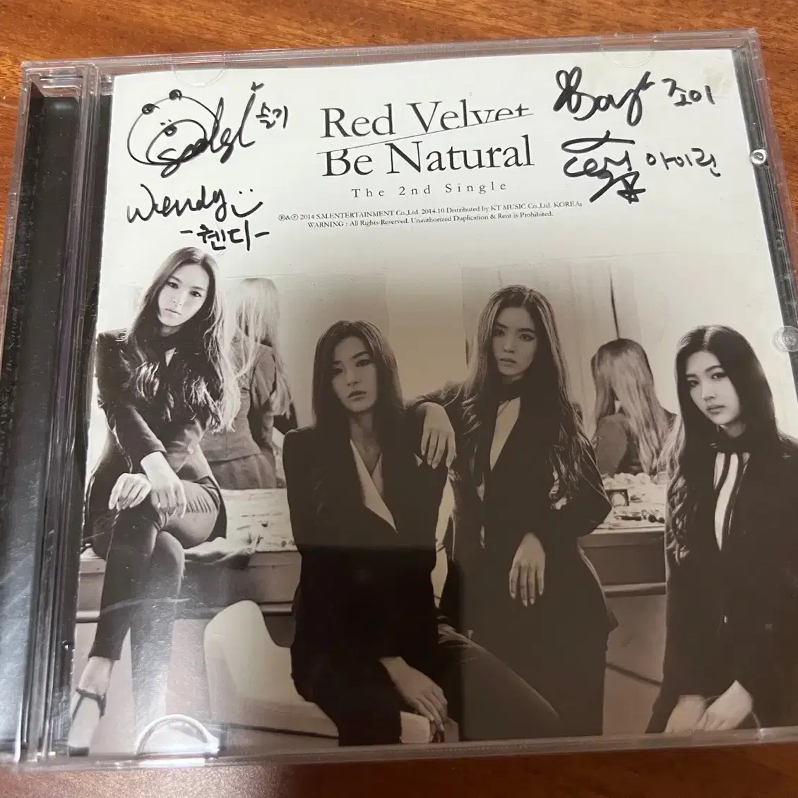 레드벨벳 Be Natural 비매 싸인앨범