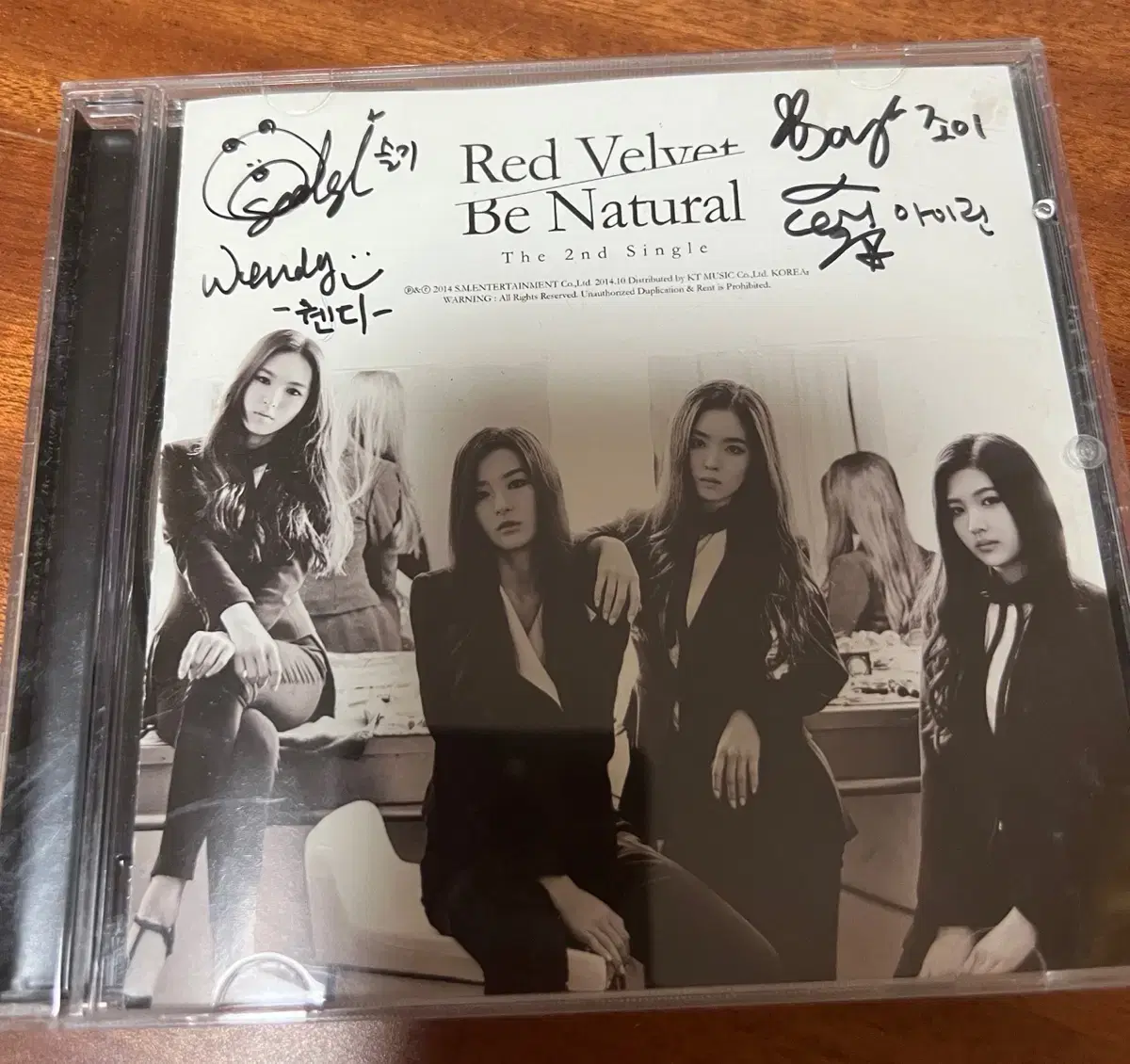 레드벨벳 Be Natural 비매 싸인앨범