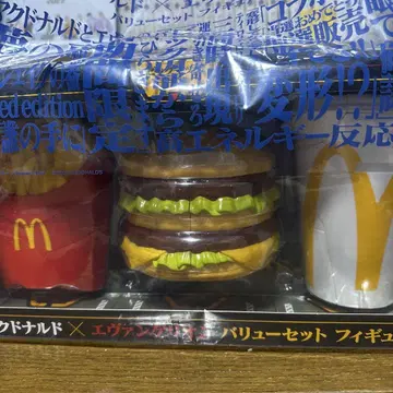 에반게리온 맥도날드 콜라보레이션 밸류 세트 피규어