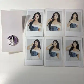 지젤 도쿄돔 폴라로이드 AESPA 핀 배지