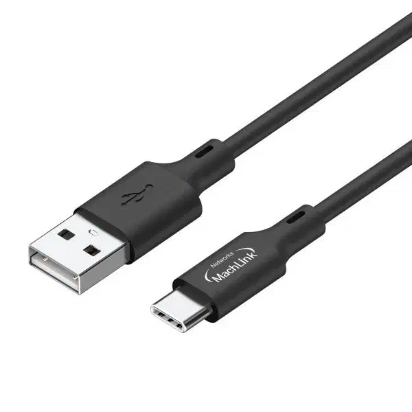 USB-A to C타입 고속 충전 데이터 케이블 1M 블랙