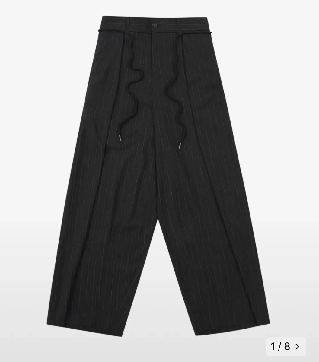 아조바이아조 onetuck oversized stripe trousers