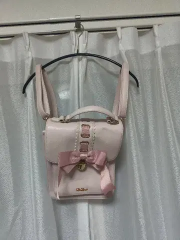 LISLISA( 리즈리사) 리본 포함 핑크 리본 백