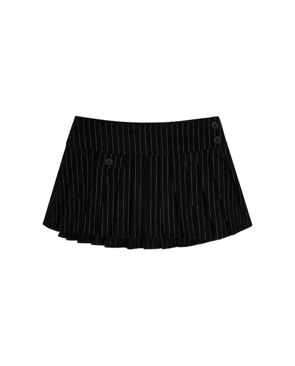 클리시어 스커트 Canele fake pocket skirt