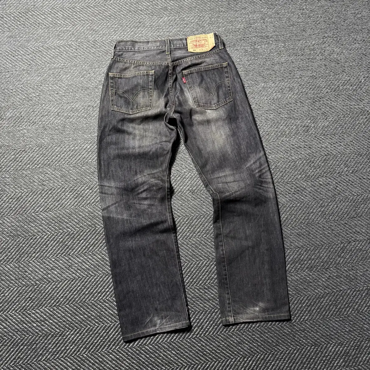 00s 리바이스 501 흑청 워싱 데님 팬츠 Levis 30