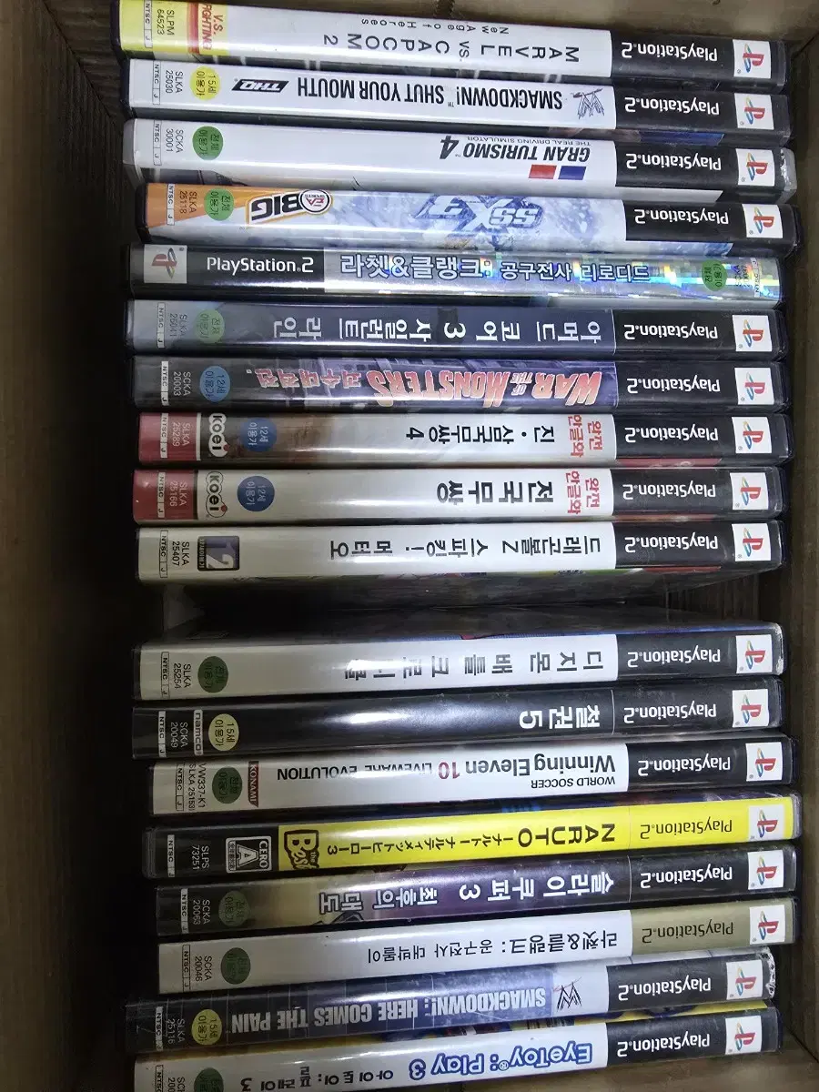 ps2 게임 타이틀 판매