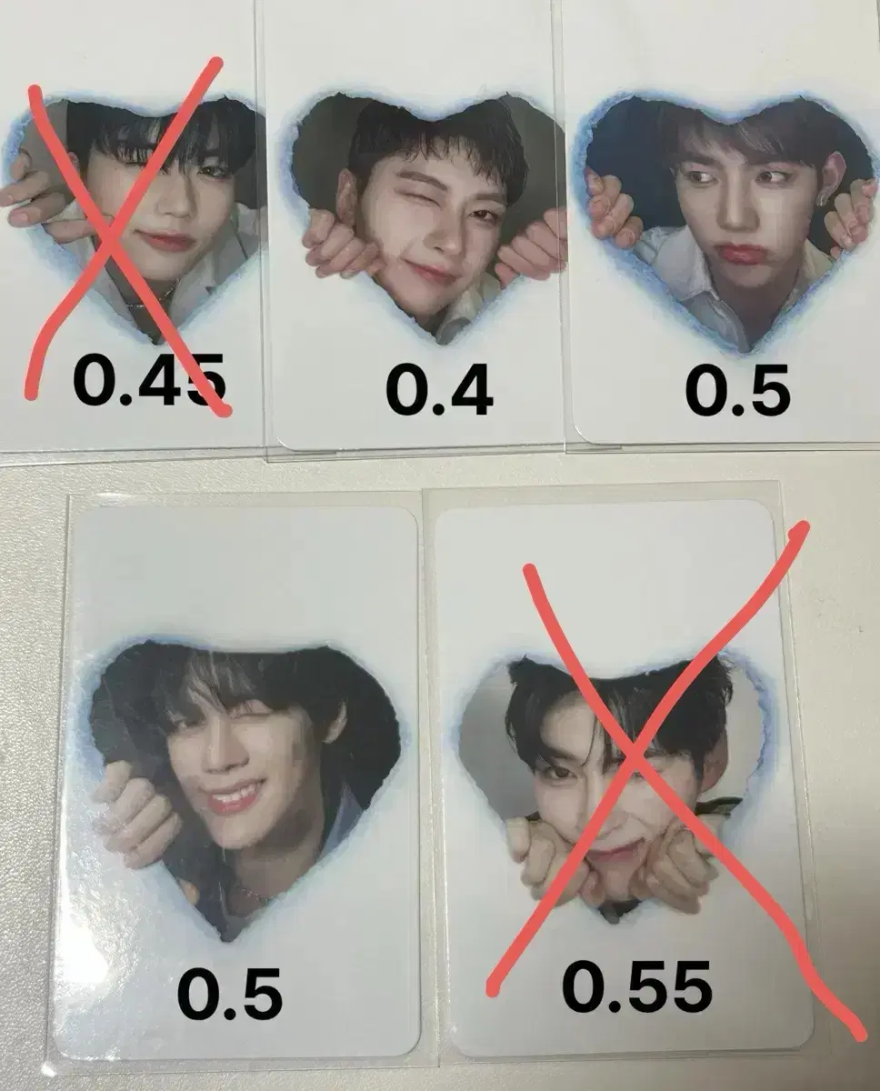 제베원 제로베이스원 박건욱 석매튜 장하오 성한빈 김규빈 하트프레임 판매