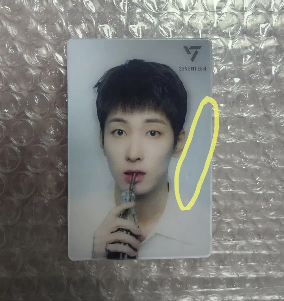 세븐틴 원우 3D Lenticular 포카