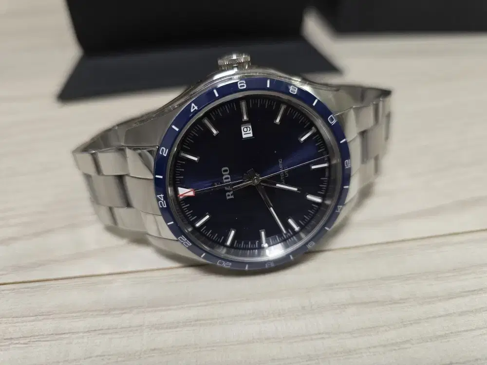 RADO  오토 44mm  GMT  청판 시계