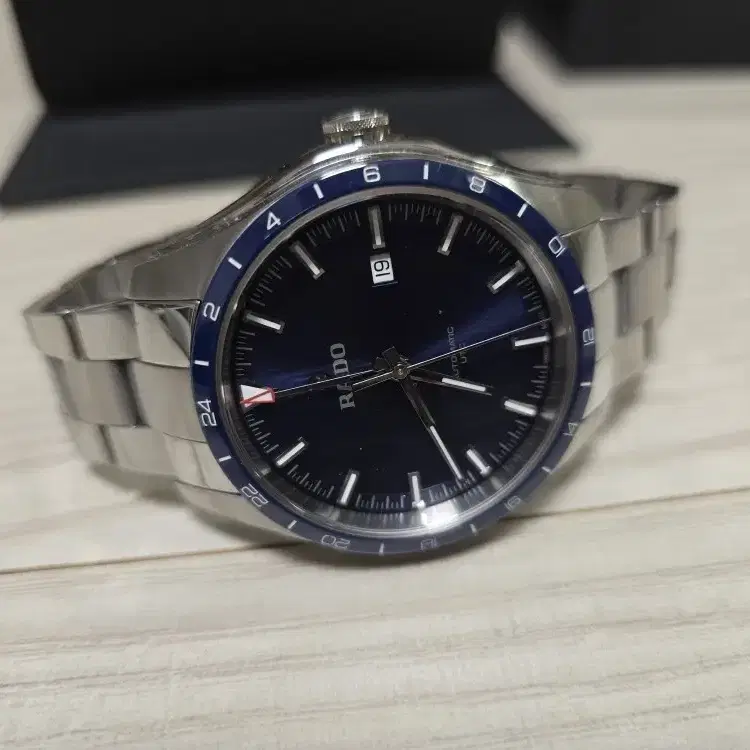 RADO  오토 44mm  GMT  청판 시계