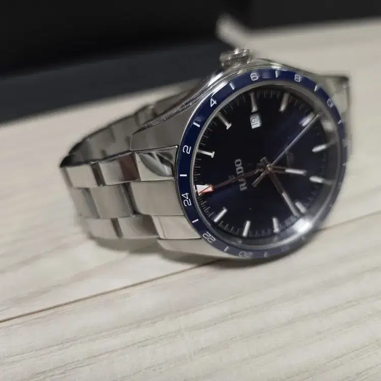 RADO  오토 44mm  GMT  청판 시계